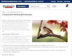 screenshot: page: Guide to Binoculars for Bird-Watching