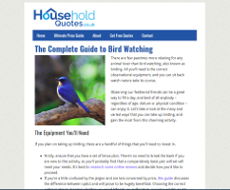 screenshot: article: The Complete Guide to Birdwatching